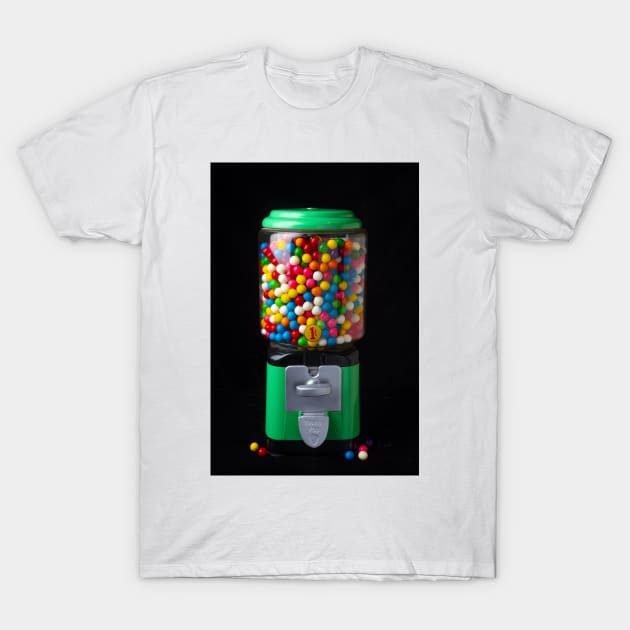 Vintage Green Gumball Machine T-Shirt by photogarry